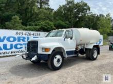1996 FORD F800 WATER TRUCK, VIN # 1FDNF80CXTVA00961