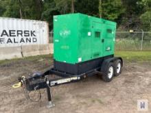 2016 MULTIQUIP WHISPERWATT 56KW TOWABLE GENERATOR, SN: 5SLBG142XGL018854