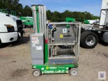 2014 GENIE GR-20 VERTICAL MAST LIFT, SN: GR14-36501