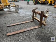 VOLVO WHEEL LOADER FORKS ATTACHMENT, SN-C1725