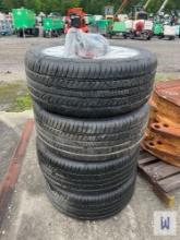 LOT OF (4) CAPITOL 235/50R18 TIRES & 1VT WHEELS