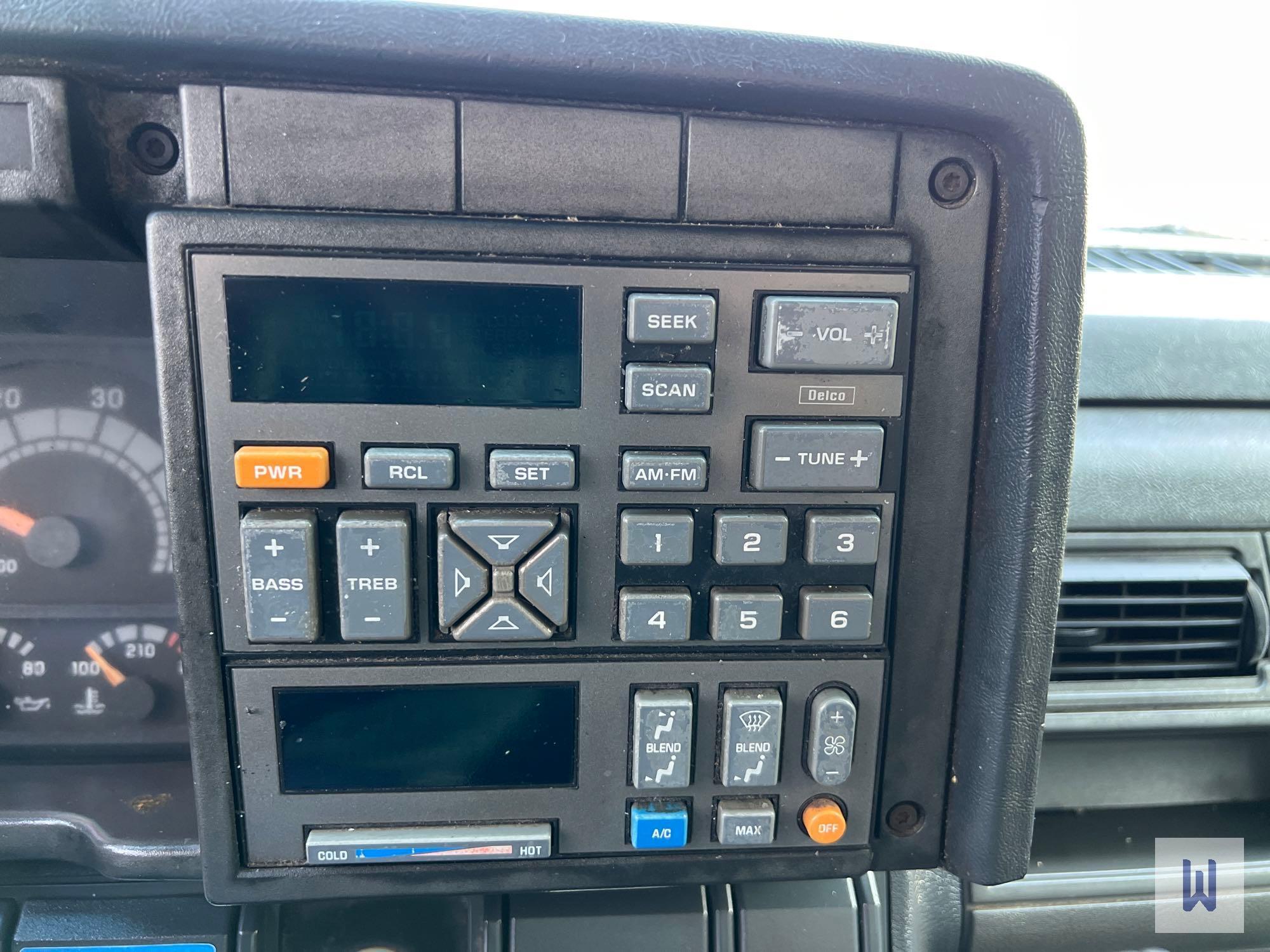 1995 GMC C7000 TOPKICK BOX TRUCK, VIN # 1GDJ7H1P2SJ509820