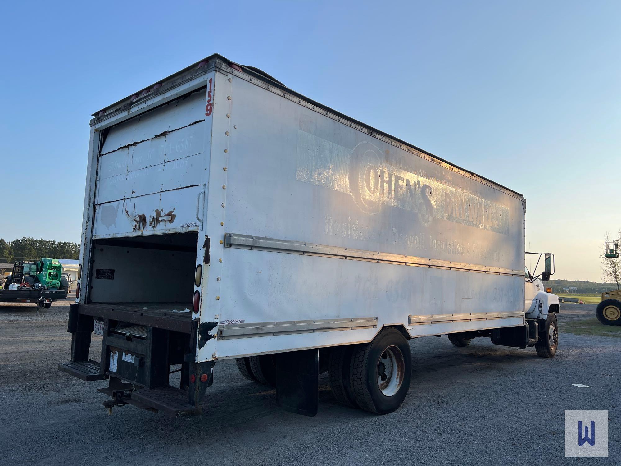 1995 GMC C7000 TOPKICK BOX TRUCK, VIN # 1GDJ7H1P2SJ509820