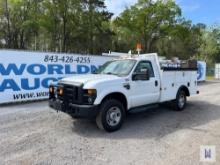 2008 FORD F-350XL SUPER DUTY SERVICE TRUCK, VIN # 1FDSF35R58EE12067