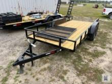 2025 CLAYS 16'x76'' TANDEM AXLE TRAILER, VIN-55JBL1621ST000212