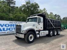 2019 MACK GU713 TRI-AXLE DUMP TRUCK, VIN # 1M2AX04C4KM041467
