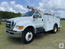 2011 FORD F-750XLT SUPER DUTY SERVICE TRUCK VIN # 3FRWF7FL3BV151415