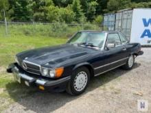 1988 MERCEDES-BENZ 560 SL PASSENGER CAR, VIN # WDBBA48D2JA082330