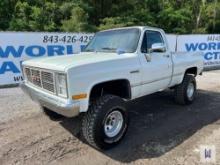 1987 GMC SIERRA 4x4 PICKUP TRUCK, VIN # 1GTEV14Z1HJ515357
