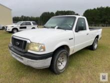 2005 FORD RANGER PICKUP TRUCK, VIN # 1FTYR10D25PA67716