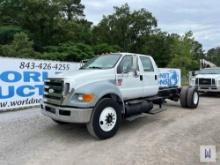 2008 FORD F-750XL SUPER DUTY CAB & CHASSIS, VIN-3FRXW75SX8V569198