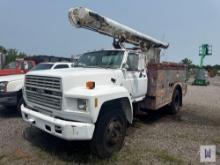 1985 Ford F700 Bucket Truck, VIN # 1FDWK74N0FVA57325