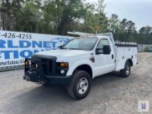 2008 FORD F-350XL SUPER DUTY SERVICE TRUCK, VIN # 1FDSF35R98EE12069