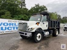 2016 INTERNATIONAL 7300 SINGLE AXLE DUMP TRUCK, VIN # 3HAZZMMN4GL433033