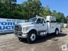 2019 FORD F-750 SUPER DUTY SERVICE TRUCK, VIN # 1FDWX7DE5KDF00974