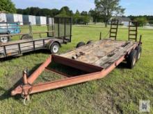 14'x6' TANDEM AXLE TRAILER, VIN-UNKNOWN **NO TITLE, INVOICE ONLY**