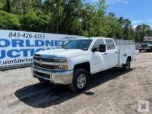 2018 CHEVROLET SILVERADO 2500HD SERVICE TRUCK, VIN # 1GB1CUEG6JF189801