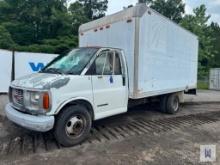 2000 GMC 3500 SAVANA BOX TRUCK, VIN # 1GDJG31R4Y1208429