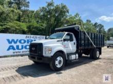 2019 FORD F-750 SUPER DUTY SINGLE AXLE DUMP TRUCK, VIN # 1FDWF7DX5KDF00591
