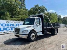 2005 FREIGHTLINER M2 106 MEDIUM DUTY SINGLE AXLE DUMP TRUCK, VIN # 1FVACXCS75HN95329