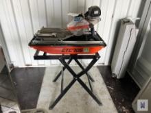 2020 NORTON-CLIPPER CTC705 TILE SAW W/ FOLDABLE STAND, SN-2017080881