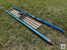 CONCRETE FLOAT W/ POLES