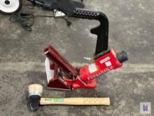 2021 POWERNAIL 50P PNEUMATIC HARDWOOD CLEAT NAILER W/ WOODEN MALLET, SN-50PFX02932