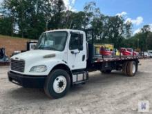 2013 FREIGHTLINER M2 106 MEDIUM DUTY FLATBED TRUCK, VIN #3ALACXDT6DDFH8841