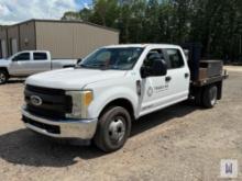 2017 FORD F-350XL FLATBED TRUCK, VIN # 1FD8W3G66HEB73643