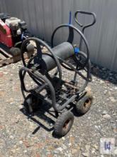 PORTABLE GARDEN HOSE REEL CART