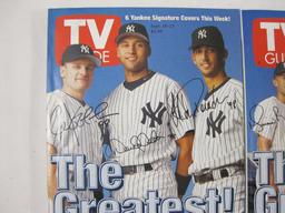 1999 TV Guide 6 Yankee Signature Covers Set, Sept. 19-25, 3 lbs