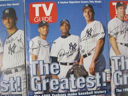 1999 TV Guide 6 Yankee Signature Covers Set, Sept. 19-25, 3 lbs