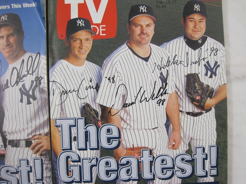 1999 TV Guide 6 Yankee Signature Covers Set, Sept. 19-25, 3 lbs