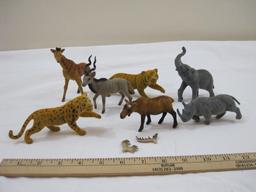 Lot of Velvet Animals including giraffe, elephant and more, 4 oz