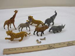Lot of Velvet Animals including giraffe, elephant and more, 4 oz
