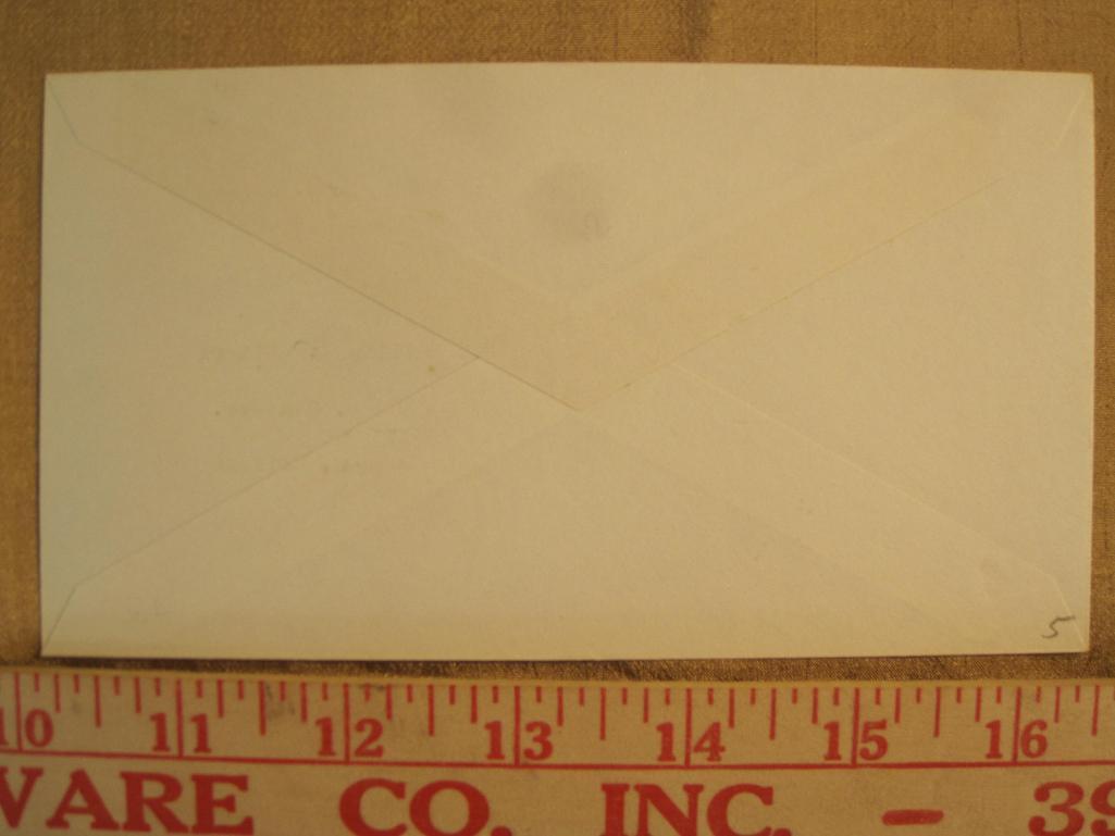 Wildlife Conservation 8 cent US postage stamp on Apollo 17 US Navy Pacific Recovery Force envelope