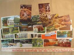 Lot of twenty-two assorted post cards