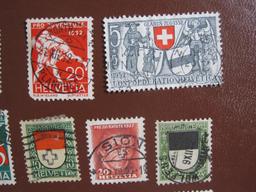 Lot of canceled Switzerland semi-postals