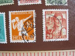 Lot of canceled Switzerland semi-postals