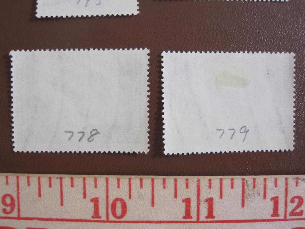 Lot of Paraguay postage stamps, many of them not canceled