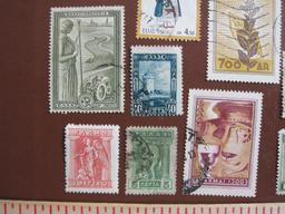 Lot of varied Greece postage stamps, all but a couple of them used