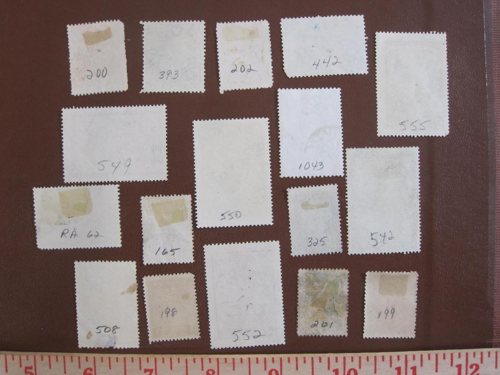 Lot of varied Greece postage stamps, all but a couple of them used