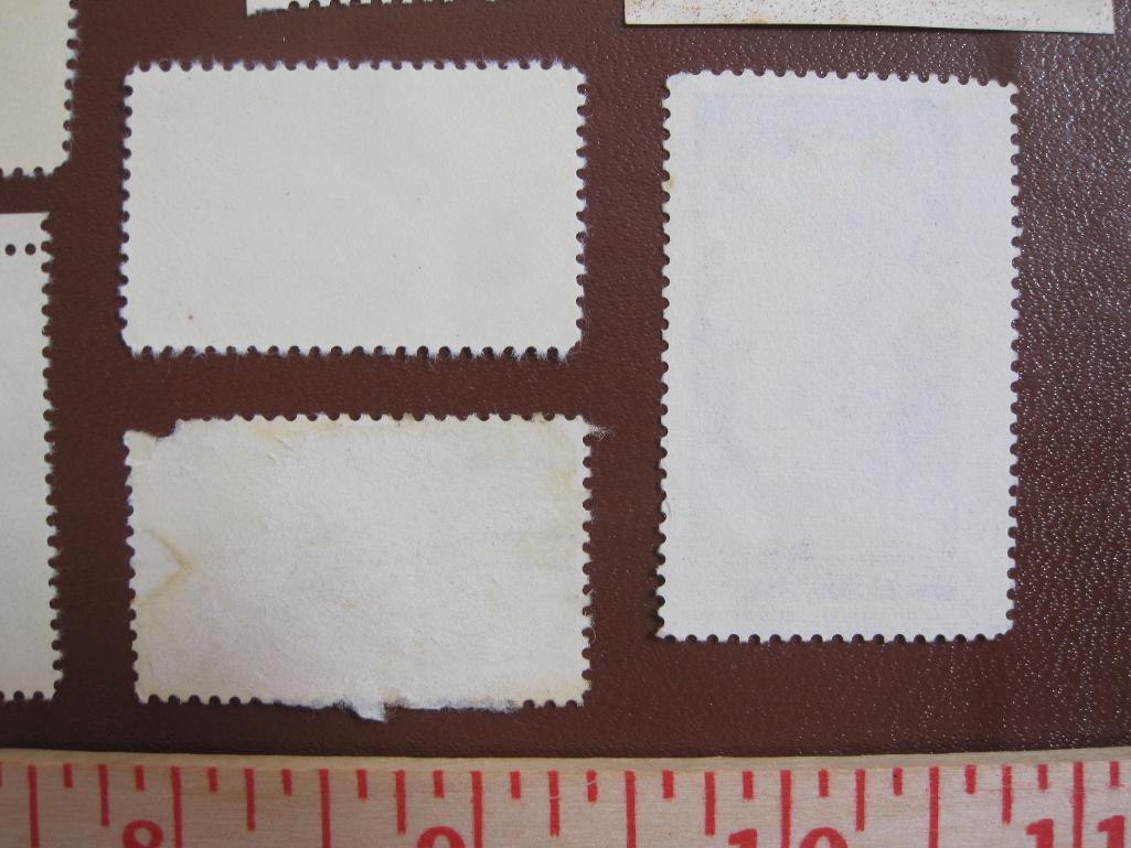 Lot of assorted US postage stamps, some cancelled some unused