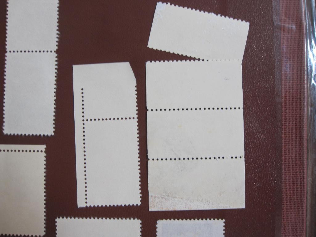 Lot of assorted US postage stamps, some cancelled some unused