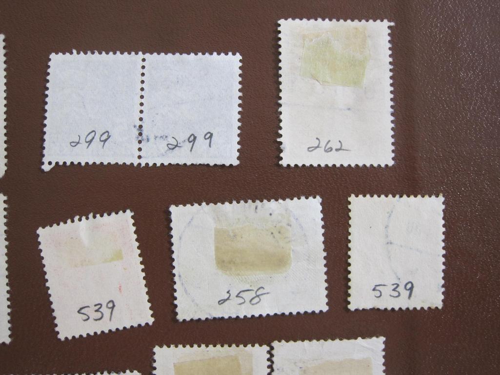 Assorted lot of canceled Denmark postage stamps