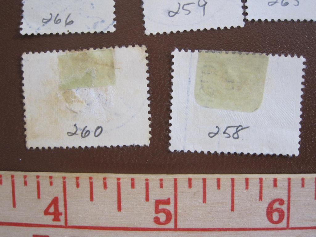Assorted lot of canceled Denmark postage stamps