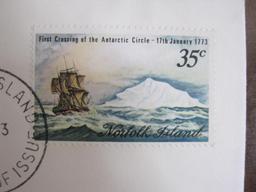 Lot of five first day of issue covers including Commonwealth of Australia, 75th Royal Australian