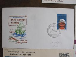 Lot of five first day of issue covers including Commonwealth of Australia, 75th Royal Australian