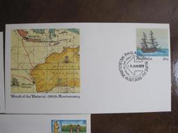 Lot of five first day of issue covers from Australia, Caicos Islands, Sweden and more