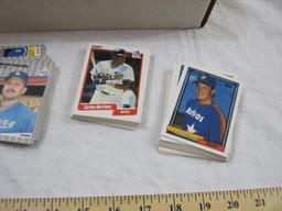 Lot of Baseball Cards from 1980s-1990s from Fleer, Topps and more, 3 lbs 4 oz